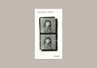 Cover image for 9781739364984 - Disquiet Drive