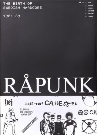 Cover image for 9781739437107 - RAPUNK, The birth of Swedish hardcore, 1981-89