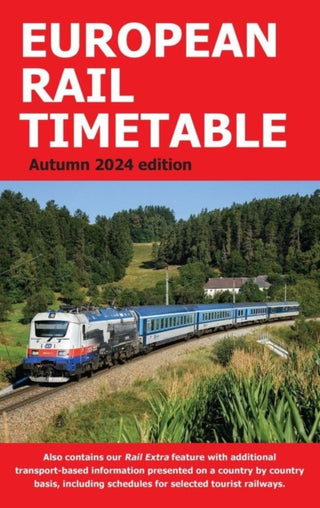 Cover image for 9781739478629 - European Rail Timetable Autumn 2024