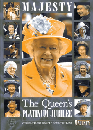 Cover image for 9781739890612 - Majesty The Queens Platinum Jubilee