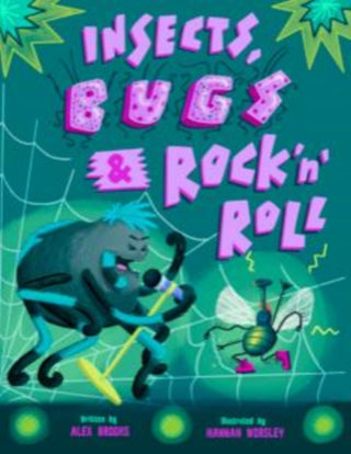 Cover image for 9781739891718 - Insects, Bugs & Rock 'n' Roll