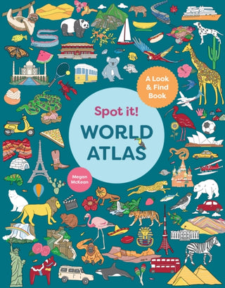 Supplemental image for 9781741178982 - Spot It! World Atlas
