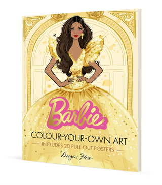 Cover image for 9781761218613 - Barbie: Colour-Your-Own Art