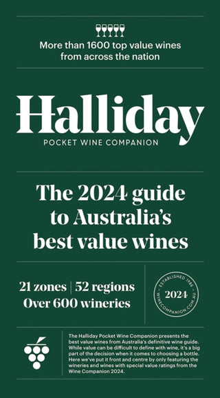 Cover image for 9781761450358 - Halliday Pocket Wine Companion 2024
