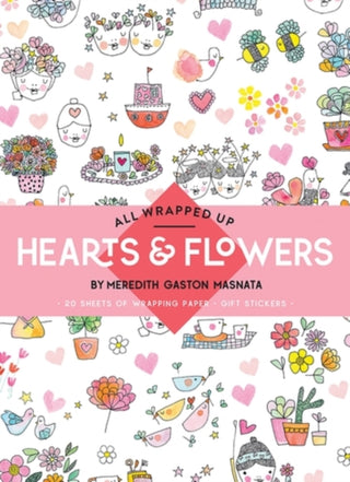 Cover image for 9781761451300 - All Wrapped Up: Hearts & Flowers