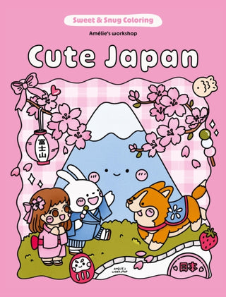 Cover image for 9781761452529 - Sweet & Snug Coloring: Cute Japan