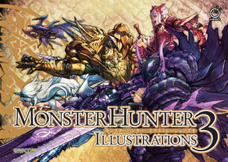 Cover image for 9781772941357 - Monster Hunter Illustrations 3 (Hardcover)