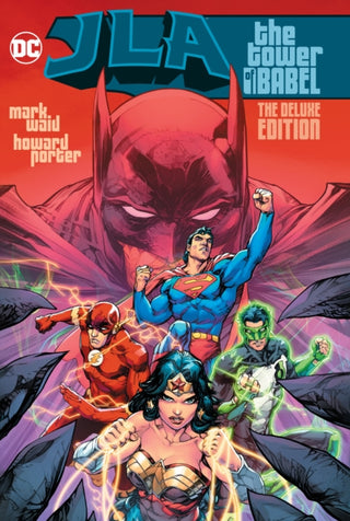 Cover image for 9781779509512 - JLA: The Tower of Babel The Deluxe Edition