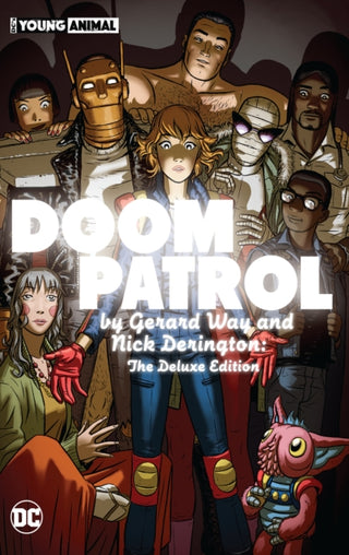 Cover image for 9781779521385 - Doom Patrol by Gerard Way and Nick Derington: The Deluxe Edition