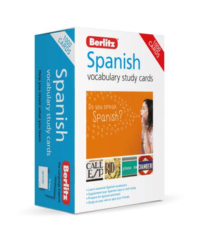 Cover image for 9781780045405 - Berlitz Spanish Study Cards (Language Flash Cards)