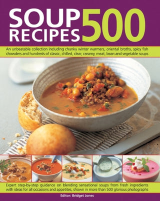 Cover image for 9781780191584 - 500 Soup Recipes