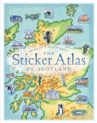 Cover image for 9781780274126 - The Sticker Atlas of Scotland