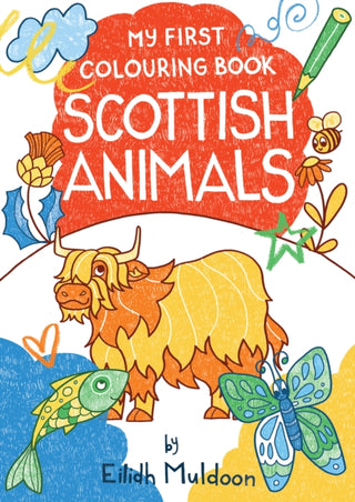 Cover image for 9781780278643 - My First Colouring Book: Scottish Animals