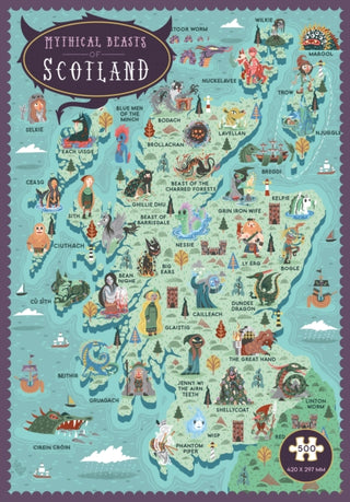 Cover image for 9781780279442 - Mythical Beasts of Scotland Jigsaw
