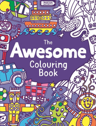 Cover image for 9781780557625 - The Awesome Colouring Book