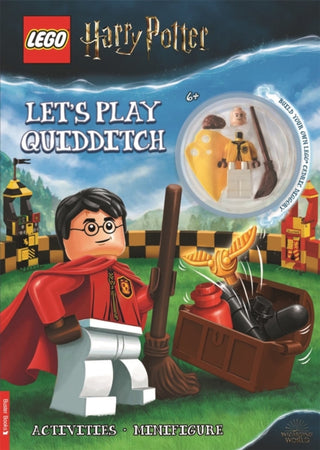Cover image for 9781780557908 - LEGO® Harry Potter™: Let's Play Quidditch Activity Book (with Cedric Diggory minifigure)