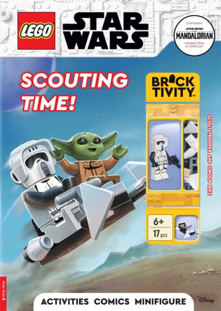 Cover image for 9781780559469 - LEGO® Star Wars™: Scouting Time (with Scout Trooper minifigure and swoop bike)