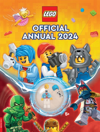 Supplemental image for 9781780559483 - LEGO® Books: Official Annual 2024 (with gamer LEGO® minifigure)