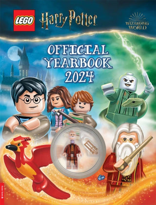 Cover image for 9781780559490 - LEGO® Harry Potter™: Official Yearbook 2024 (with Albus Dumbledore™ minifigure)