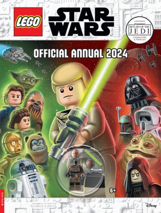 Cover image for 9781780559506 - LEGO® Star Wars™: Return of the Jedi: Official Annual 2024 (with Luke Skywalker minifigure and lightsaber)