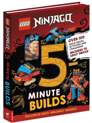 Cover image for 9781780559513 - LEGO® NINJAGO®: Five-Minute Builds (with 70 LEGO bricks)