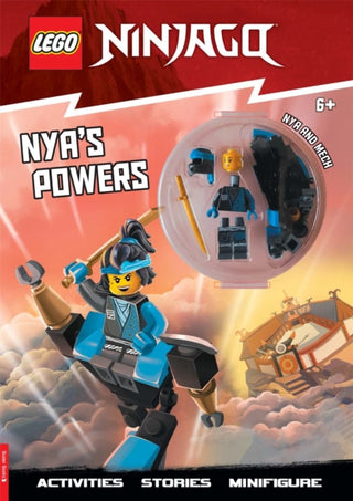 Cover image for 9781780559544 - LEGO® NINJAGO®: Nya's Powers Activity Book  (with Nya LEGO minifigure and mech)