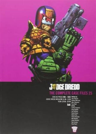 Cover image for 9781781083314 - Judge Dredd: The Complete Case Files 25