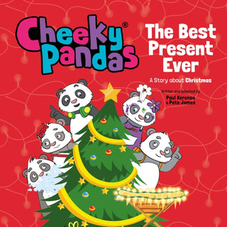 Cover image for 9781781284520 - Cheeky Pandas: The Best Present Ever – A Story about Christmas