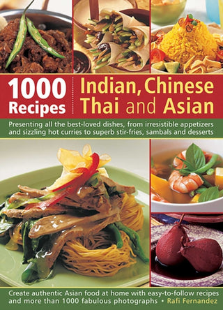 Cover image for 9781781460689 - 1000 Recipes: Indian, Chinese, Thai and Asian