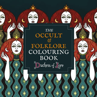 Cover image for 9781781579367 - The Occult & Folklore Colouring Book