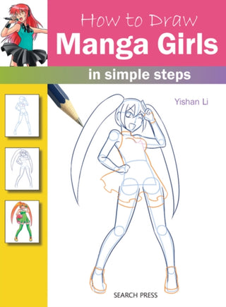 Cover image for 9781782211266 - How to Draw Manga Girls in Simple Steps