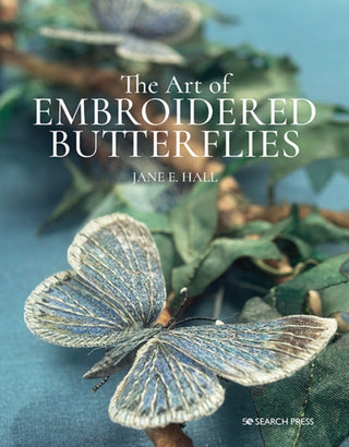 Cover image for 9781782219736 - The Art of Embroidered Butterflies (paperback edition)