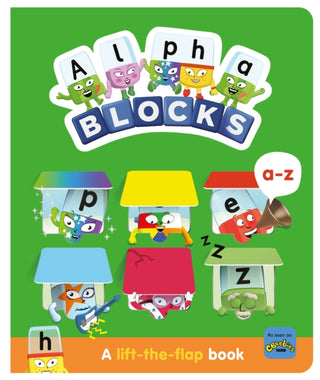 Supplemental image for 9781782266037 - Alphablocks A-Z: A Lift-the-Flap Book