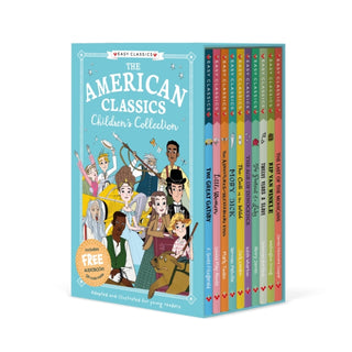 Cover image for 9781782268468 - The American Classics Children's Collection (Easy Classics) 10 Book Box Set