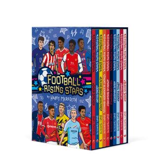 Cover image for 9781782268925 - Football Rising Stars: 10 Book Box Set