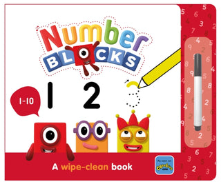 Cover image for 9781782269540 - Numberblocks 1-10: A Wipe-Clean Book