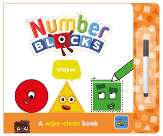 Cover image for 9781782269557 - Numberblocks Shapes: A Wipe-Clean Book
