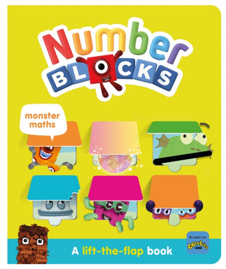 Supplemental image for 9781782269946 - Numberblocks Monster Maths: A Lift the Flap Book
