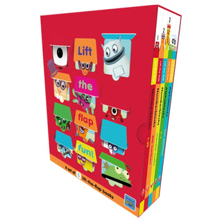 Supplemental image for 9781782269960 - Numberblocks and Alphablocks 5 Book Lift-the-Flap Set