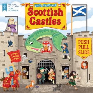 Cover image for 9781782505624 - Little Explorers: Scottish Castles (Push, Pull and Slide)