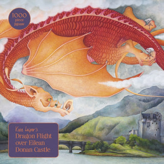 Cover image for 9781782509639 - Dragon Flight over Eilean Donan Castle: 1000-piece jigsaw