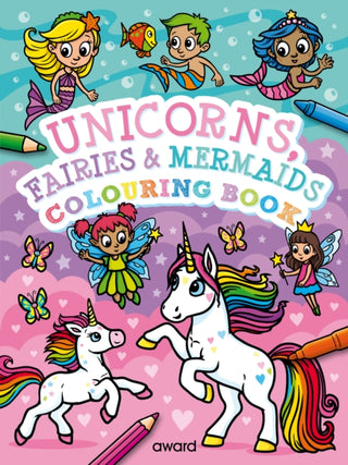 Supplemental image for 9781782703839 - Unicorns, Fairies and Mermaids Colouring Book