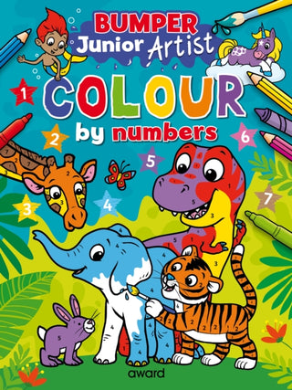 Supplemental image for 9781782705659 - Junior Artist Bumper Colour By Numbers