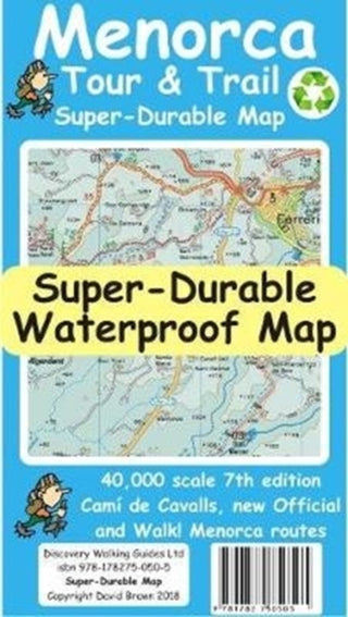Supplemental image for 9781782750505 - Menorca Tour and Trail Map