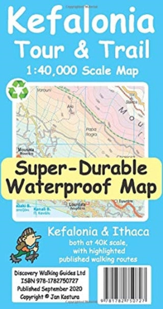 Cover image for 9781782750727 - Kefalonia Tour and Trail Map