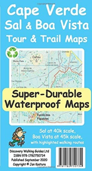 Cover image for 9781782750734 - Cape Verde Sal and Boa Vista Tour and Trail Maps