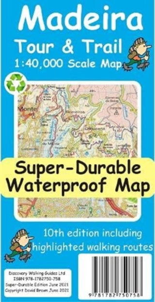 Cover image for 9781782750758 - Madeira Tour and Trail Map