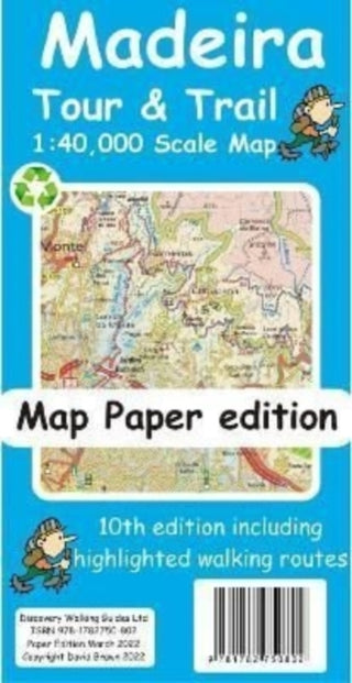 Cover image for 9781782750802 - Madeira Tour and Trail Map paper edition