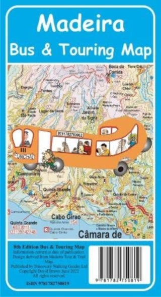 Cover image for 9781782750819 - Madeira Bus and Touring Map