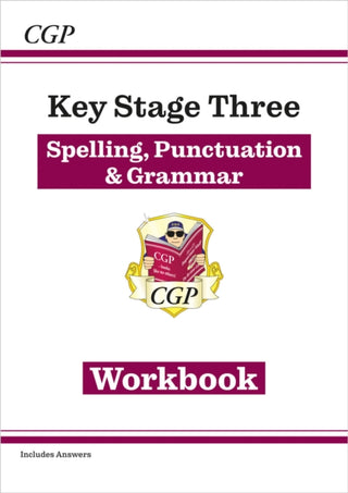 Cover image for 9781782941170 - KS3 Spelling, Punctuation & Grammar Workbook (with answers)